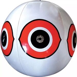 BIRD-X WHITE SCARE EYES Visual Bird Repellers,White,Vinyl 8DCF9